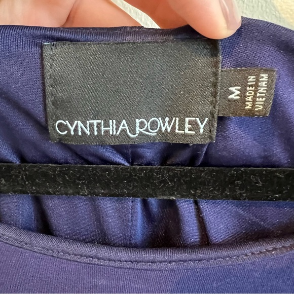 Cynthia Rowley Navy Blue Shift Dress with Open Arms, Size Medium - Picture 6 of 6